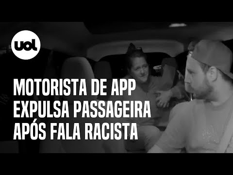 Motorista de app expulsa passageira por fala racista nos EUA