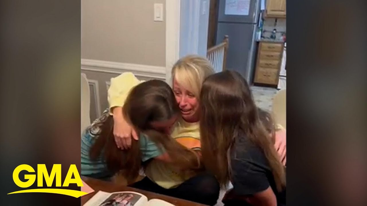 The story behind viral video of women asking stepmom to adopt them | GMA