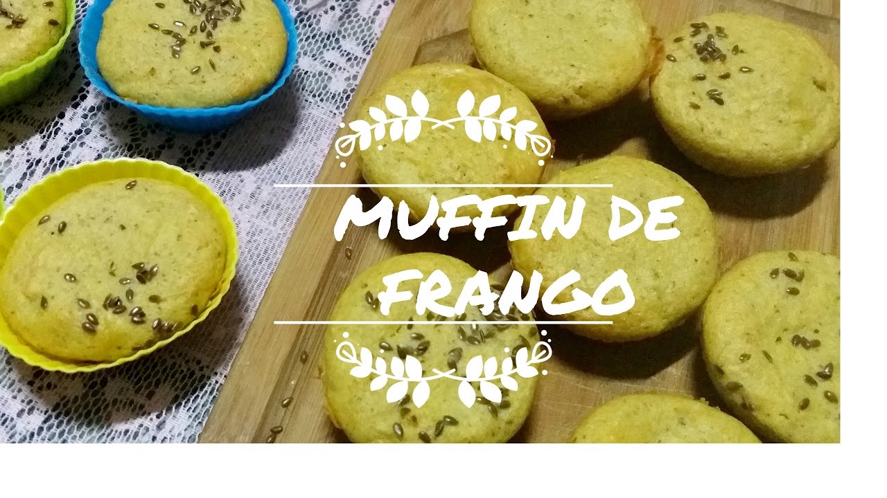 Como fazer  MUFFIN DE FRANGO com batata doce - Por  Clarisse Froner