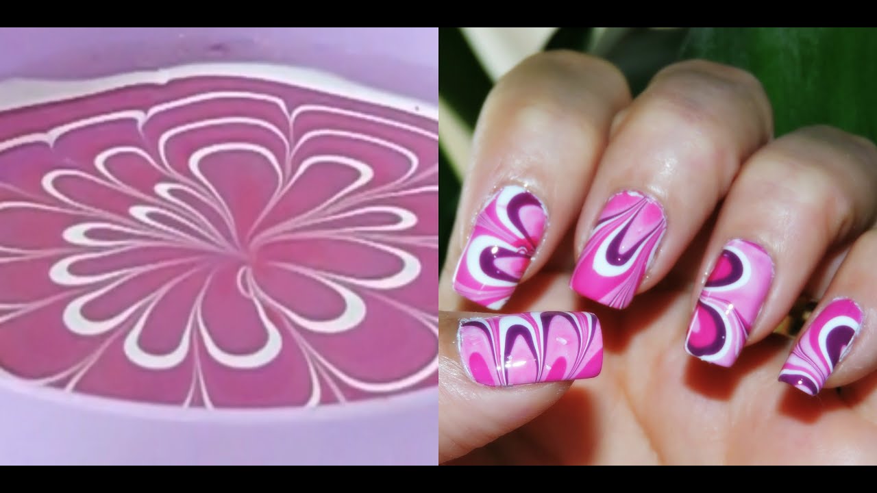 TUTORIAL UNHAS MARMORIZADAS COM ÁGUA - DICAS E TRUQUES | MARBLE NAILS ART