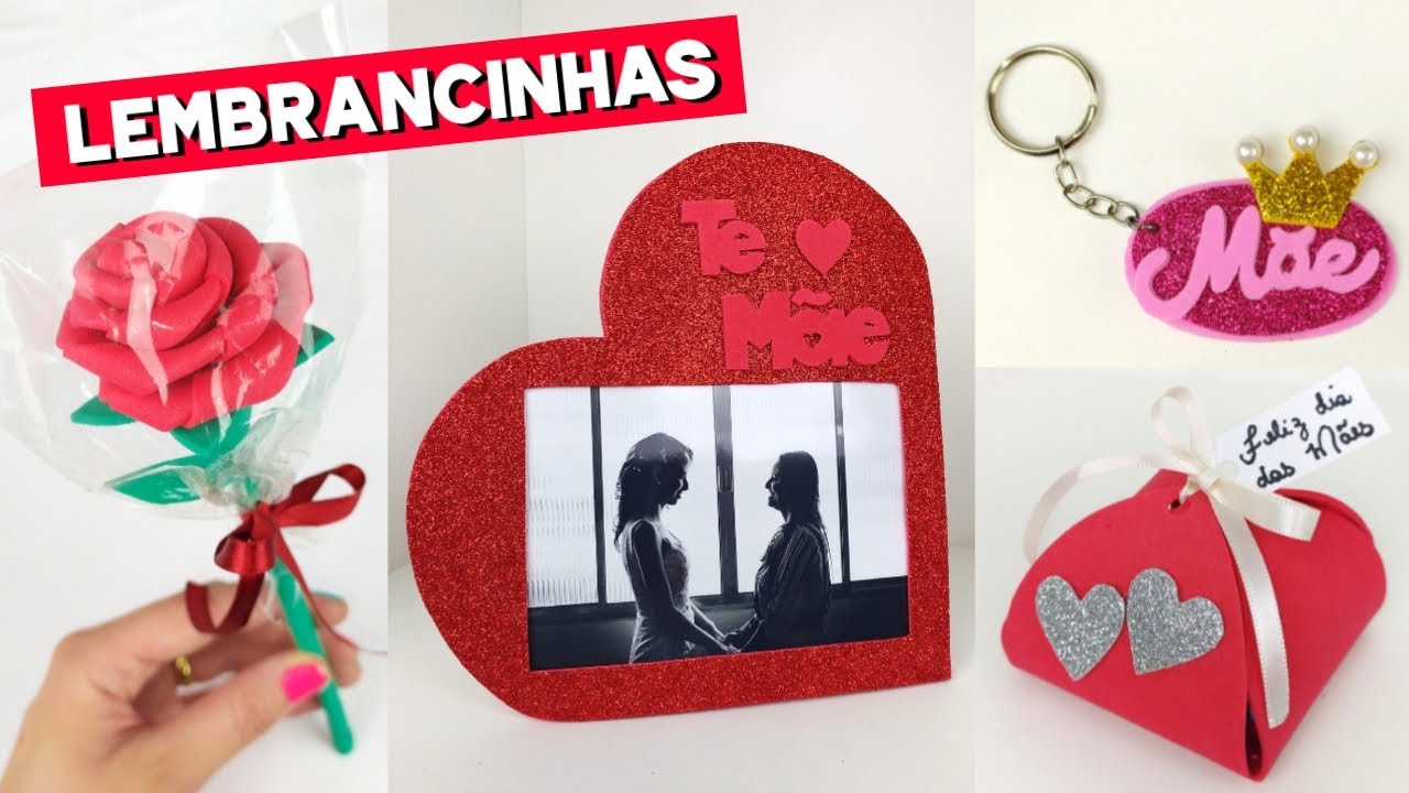 Lembrancinha DIA DAS MÃES fácil de fazer em eva  2023 - FAÇA VOCÊ MESMO