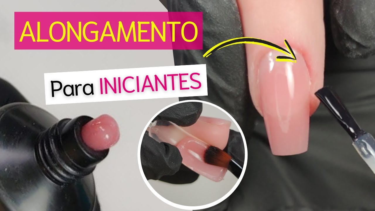 Alongamento mais Fácil do Mundo - Iniciante | Como fazer Polygel no Molde F1 Passo a Passo