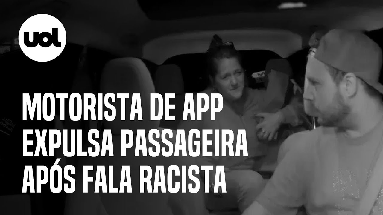 Motorista de app expulsa passageira por fala racista nos EUA