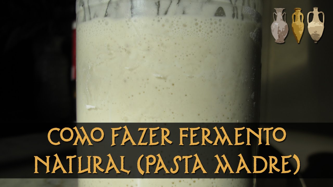 Como fazer Fermento Natural (Pasta Madre) em casa!