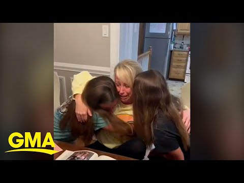 The story behind viral video of women asking stepmom to adopt them | GMA