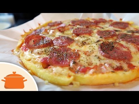 Como Fazer Pizza de Batata Frita - Receita Prática