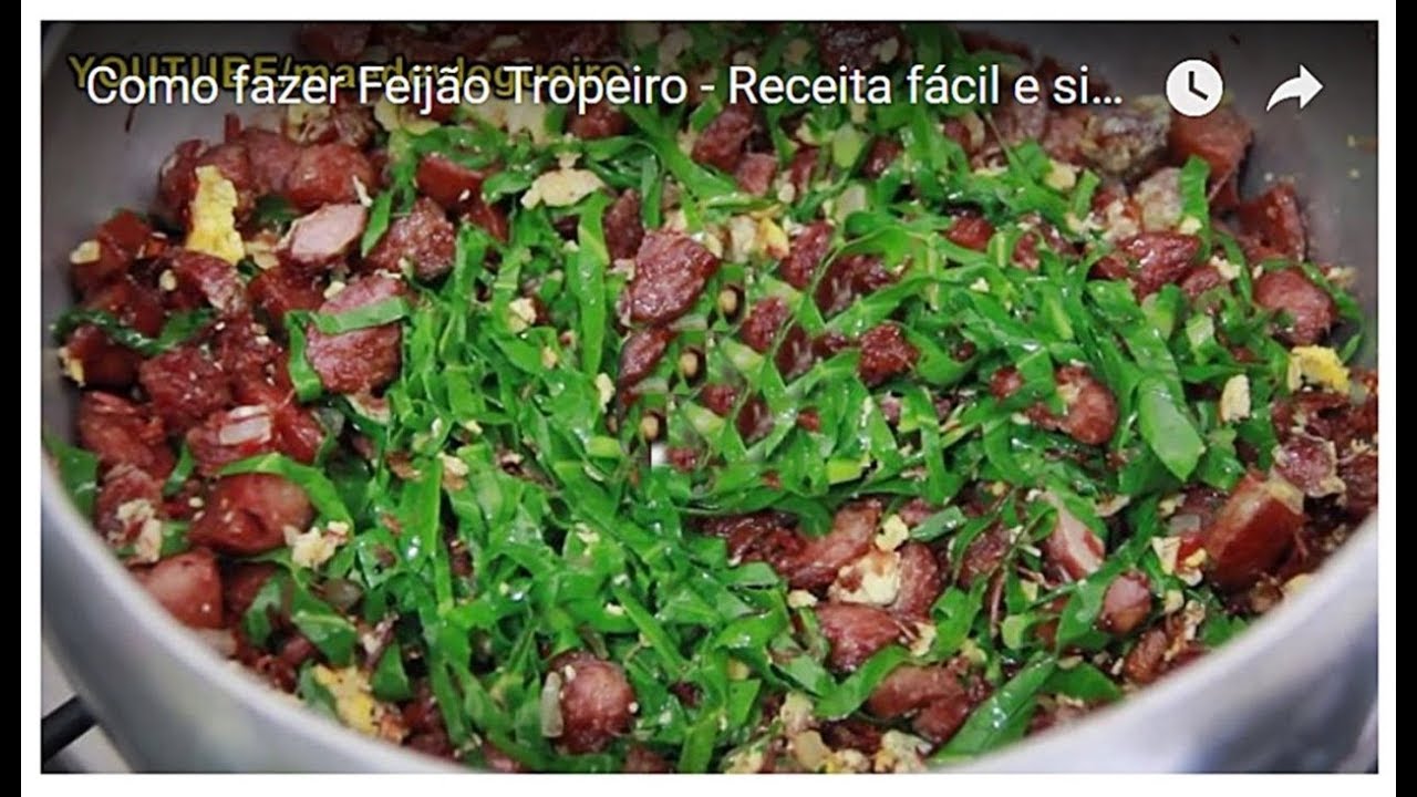 Feijão Tropeiro  - Receita Fácil