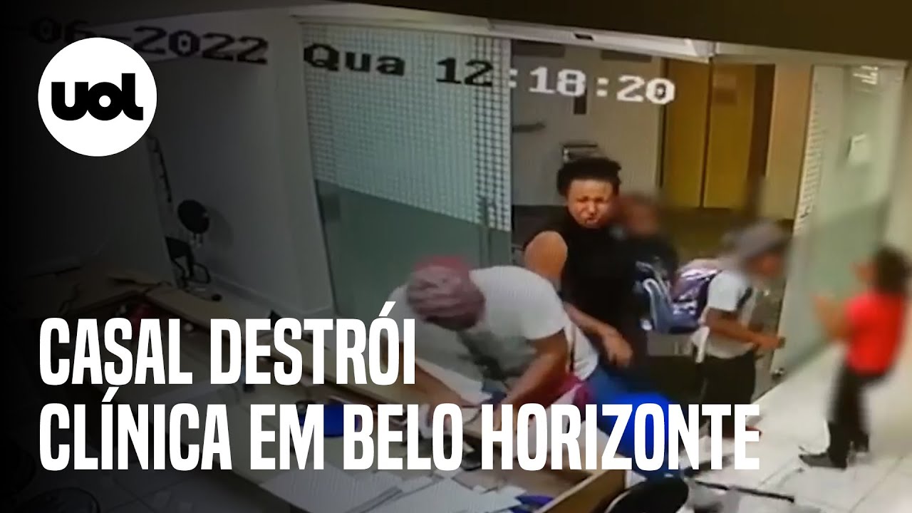 Vídeo: Casal destrói clínica alegando ter chip implantado em dente