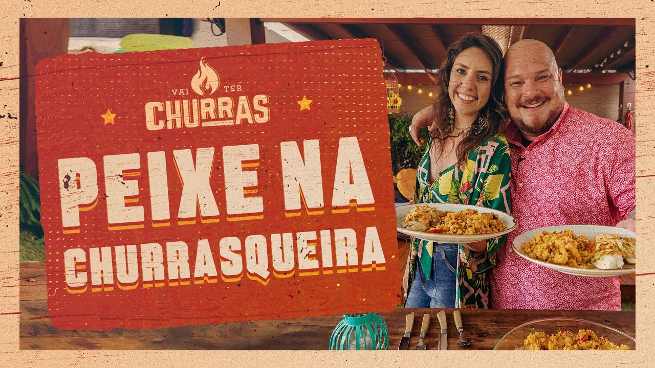 Peixe suculento na churrasqueira com Carol Armenio