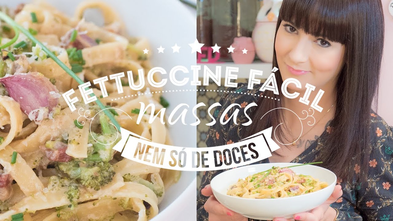 FETTUCCINE FÁCIL com BACON e QUEIJO |  I Could Kill For Dessert 87 #ICKFD
