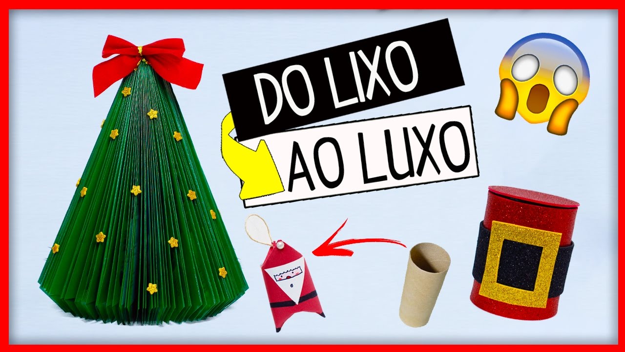 DIY Especial Natal #1- FAÇA SUA DECORAÇÃO EM CASA SEM GASTAR NADA #17
