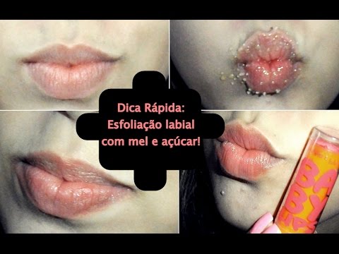 Esfoliação Labial Caseira (com mel e açúcar) | Por Gabriela Cavalcanti