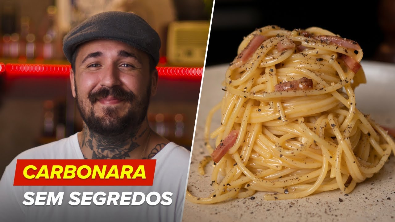 ESPAGUETE À CARBONARA | Dicas para impressionar | Léo Abreu