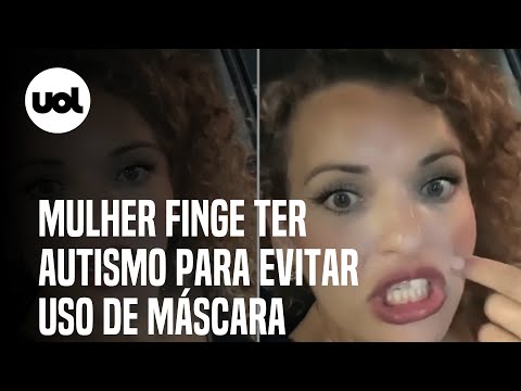 Mulher finge ter autismo para evitar usar máscara em shopping de no Recife: 'Focinheira'