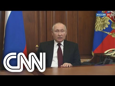 Em discurso, Putin classifica Ucrânia como "marionete dos EUA" | CNN 360º