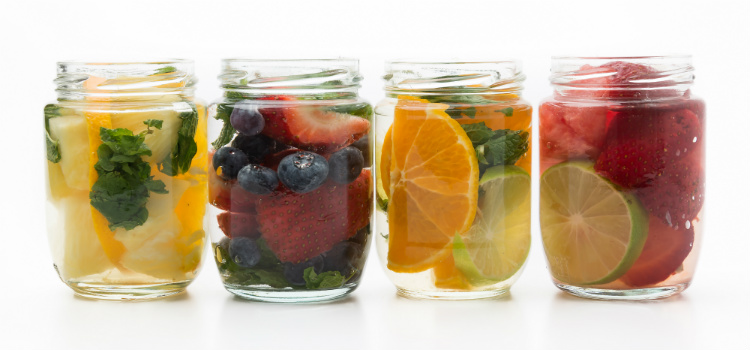 água aromatizada receitas