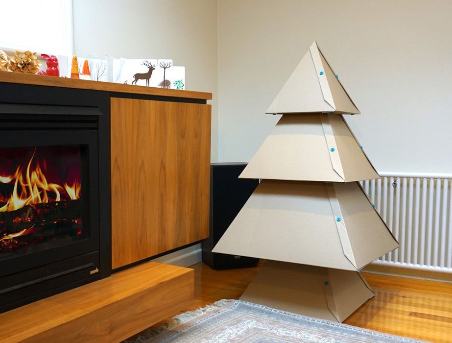 árvore de Natal triangular