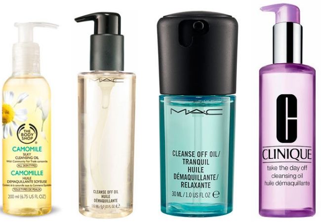 óleos para pele demaquilante
