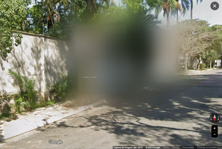 Local do crime do caso Richthofen desfocado no Google Maps