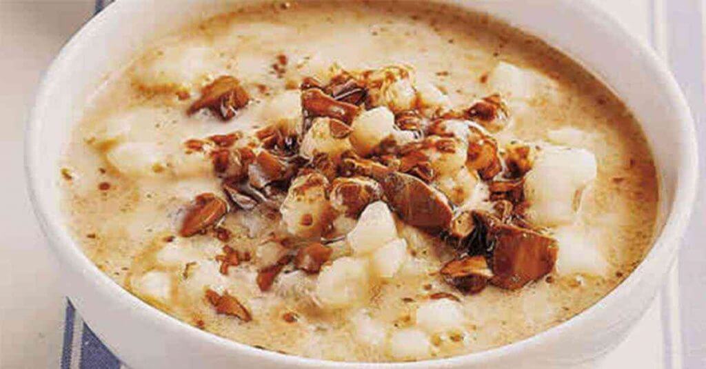 7 Canjica com chocolate