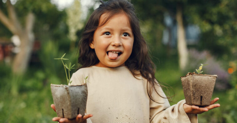 Benefícios da jardinagem para crianças