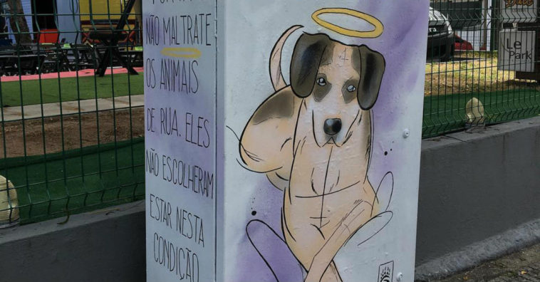 Cachorro morto em supermercado ganha memorial