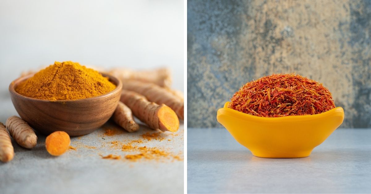 Cúrcuma é o mesmo que açafrão