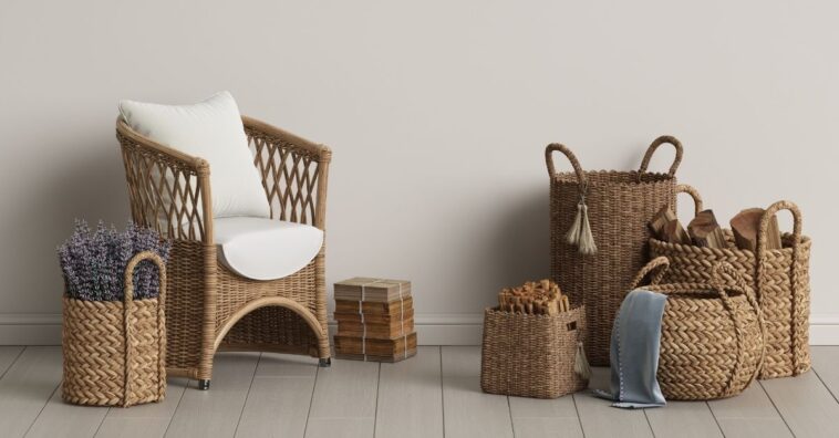 ideias de Decoração com vime