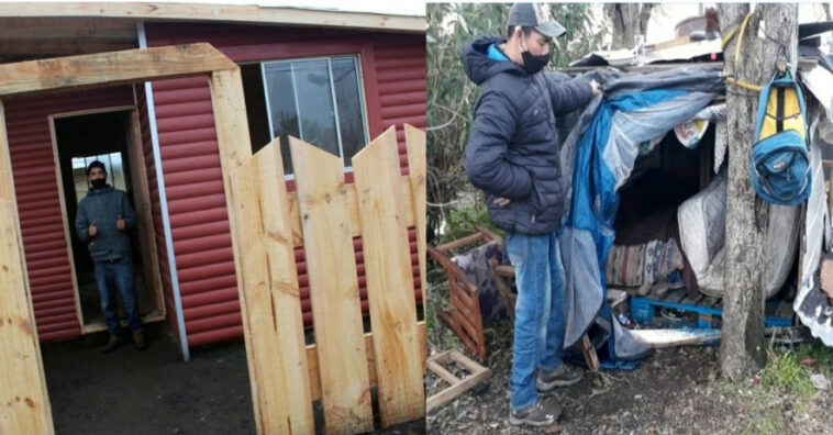 Depois de passar frio na rua, jovem ganha casa digna