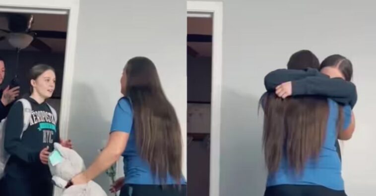 Filha reencontrou a mãe