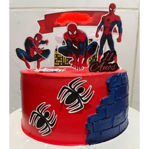 Fotos de bolo de aniversário homem-aranha