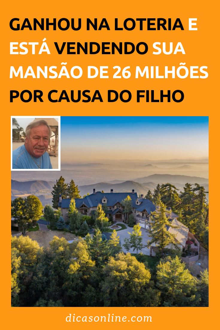 Ganhador de loteria vende mansão