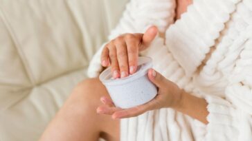 Hidratação com máscara de efeito teia