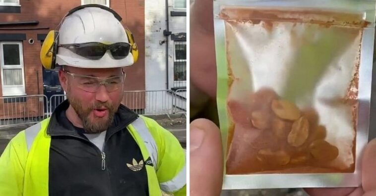 Homem come amendoim com pimenta mais ardida do mundo