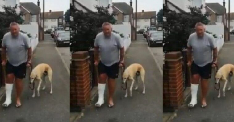 Homem manco gasta mais de R$2 mil em veterinário e descobre que seu cachorro o imitava