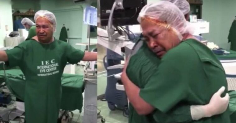 Homem volta a enxergar depois de 19 anos graças a cirurgia gratuita