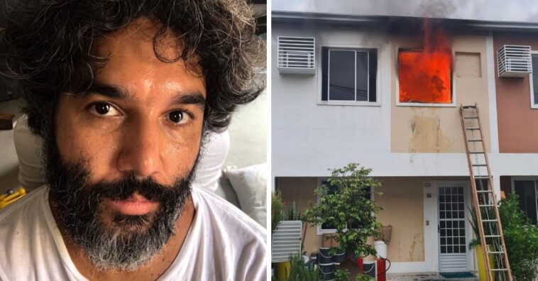 Incêndio destrói pertences de Fernando Sampaio