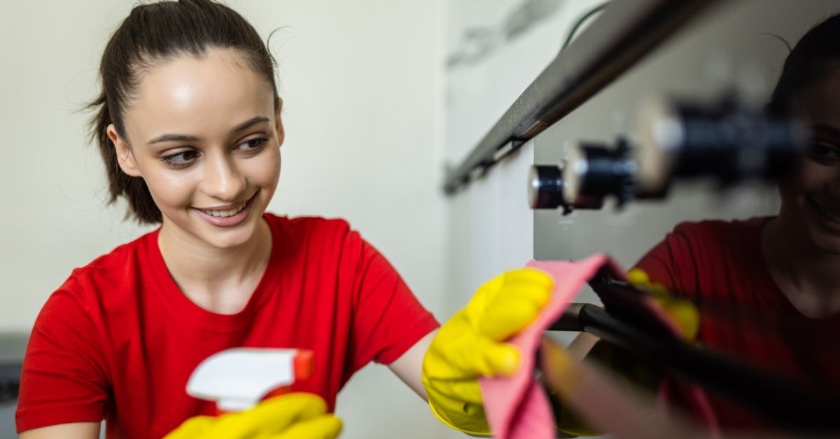 Limpeza de eletrodoméstico