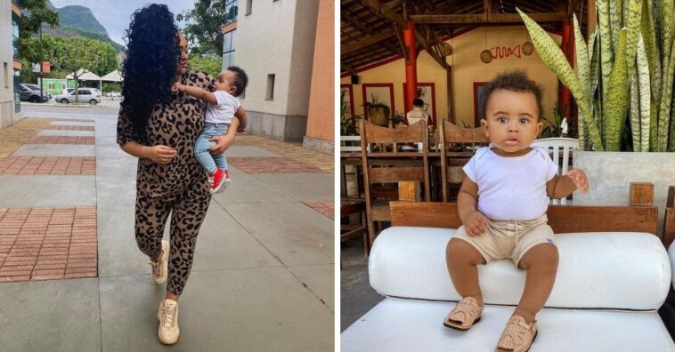 Looks do filho da Rízia