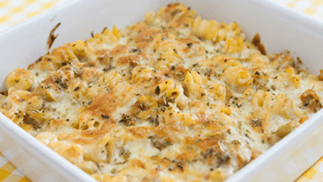 macarrão com atum gratinado