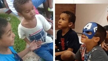 Melhores amigos no orfanato foram adotados por famílias diferentes