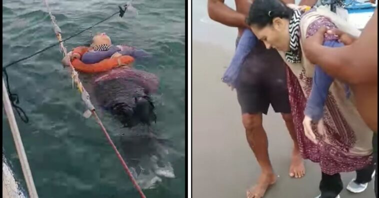 Mulher vítima de violência doméstica é encontrada viva à deriva no mar