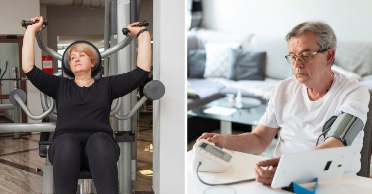 Musculação reduz hipertensão estudo