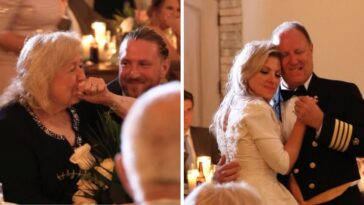 Noiva homenageou a avó