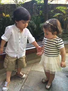 Os filhos dos primos e os seus um dia serão todos tão amigos como vocês e os seus primos.