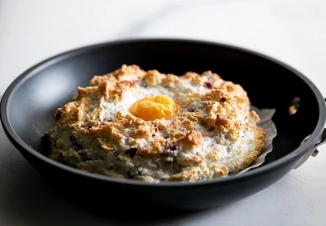 ovos em nuvens receita