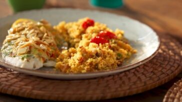 Peixe na churrasqueira