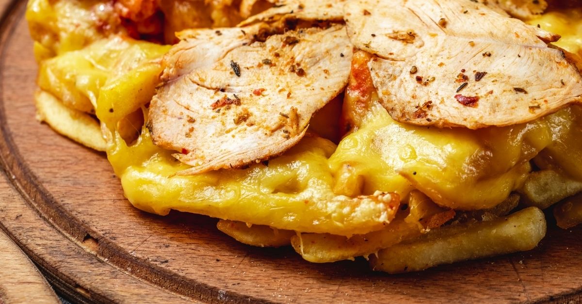 Pizza de batata frita