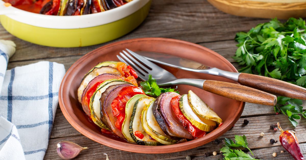 Pratos vegetarianos ratatouille