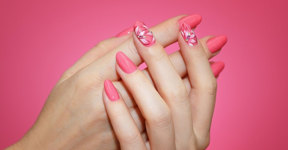 ideias de Unhas decoradas com flores